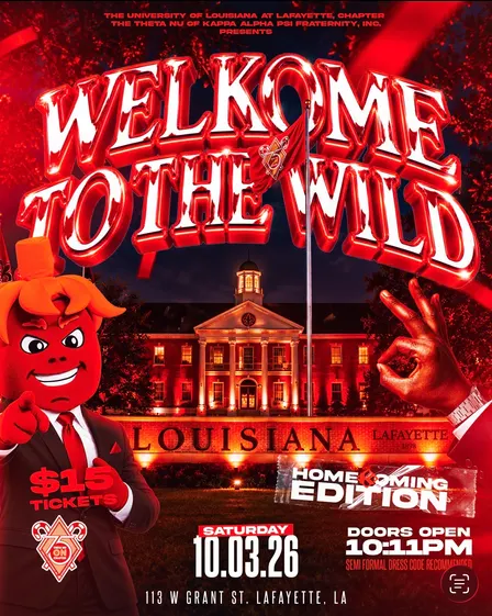 WelKome To the Wild: official UL Homecoming Party
