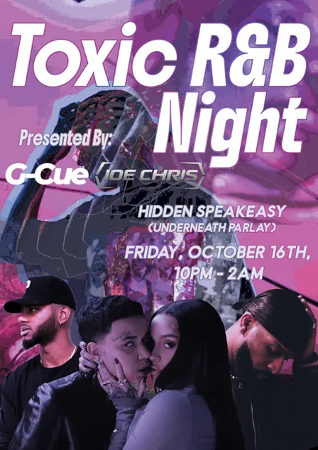 Toxic R&B Night @ Hidden Speakeasy