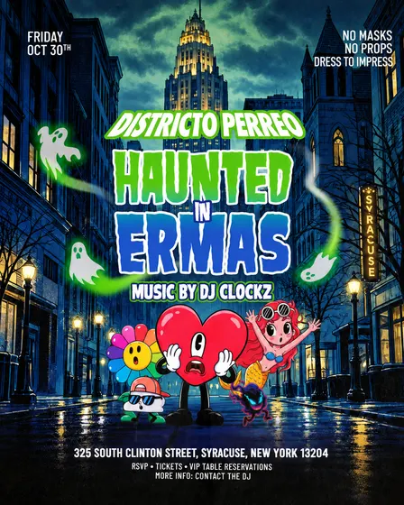 DISTRICTO PERREO - FIESTA DE HALLOWEEN