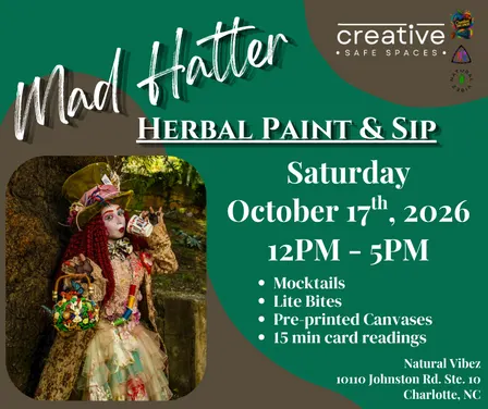 Mad Hatter Herbal Paint & Sip