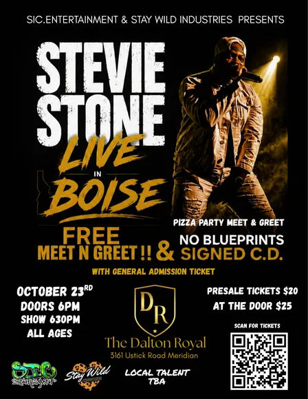 Stevie Stone In BOISE!!!