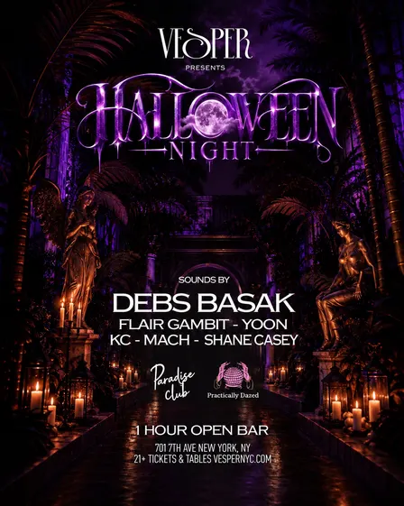 Vesper - Halloween Night At Paradise Club