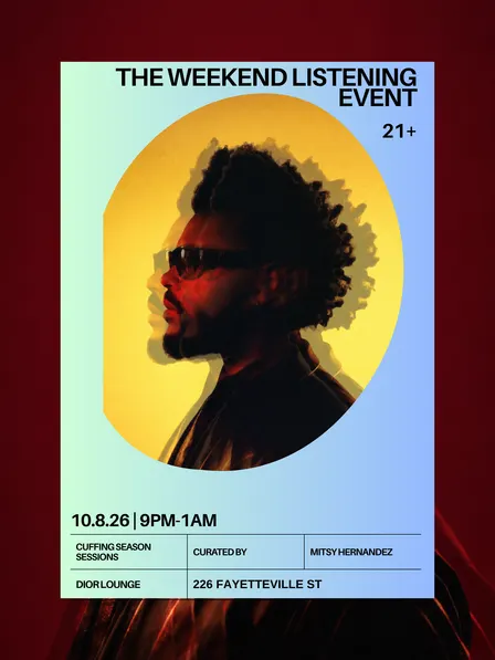 The Weeknd Listening Event