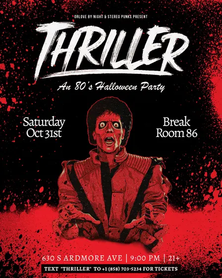 Thriller: An 80's Halloween Party