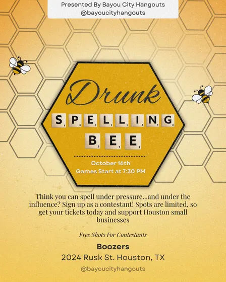 🐝 Drunk Spelling Bee 🐝