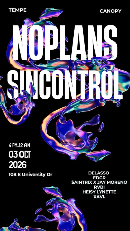 SIN CONTROL X NO PLANS