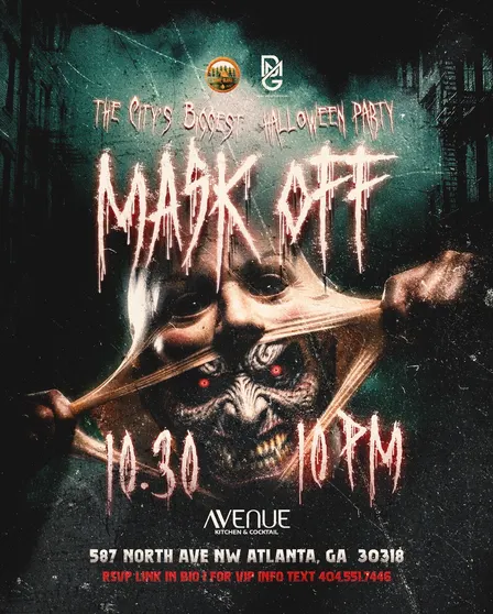 Mask Off : The City’s Biggest Halloween Party🎭