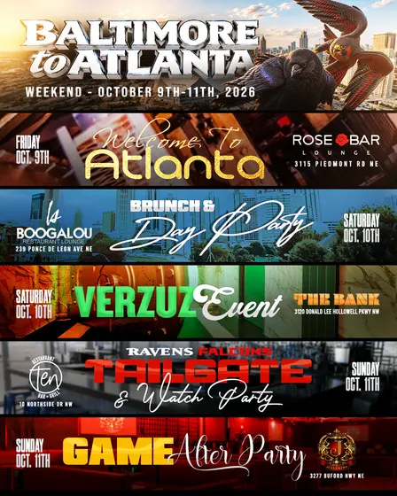 BALTIMORE to ATLANTA WEEKEND