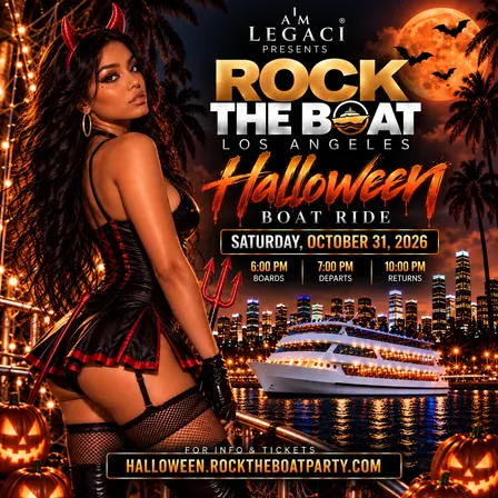 Rock The Boat Los Angeles: Halloween Boat Ride 2026