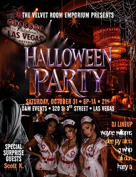The Velvet Room Emporium presents: "Haunted House" Halloween Party