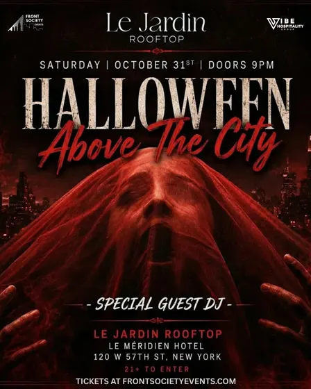 HALLOWEEN ABOVE THE CITY @ Le Jardin NYC