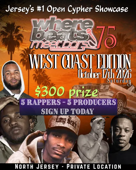 Where Beats Meet Bars 75: West Coast Edition