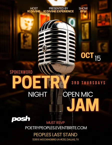 Poetry Jam Open Mic