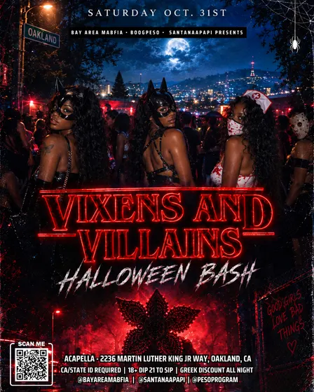 Vixens and Villains: Official Bay Area Halloween Party