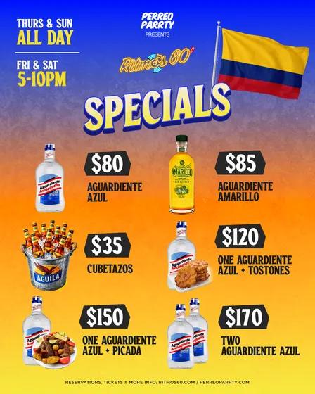 Happy Hour at Ritmos Colombian Restaurant & Bar Salsa NYC