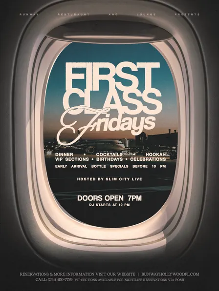 First Class Fridays @ Runway