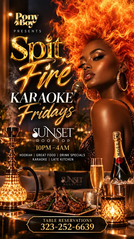 "SPIT FIRE" Karaoke Dance Party Fridays - R&B Vs Hip Hop