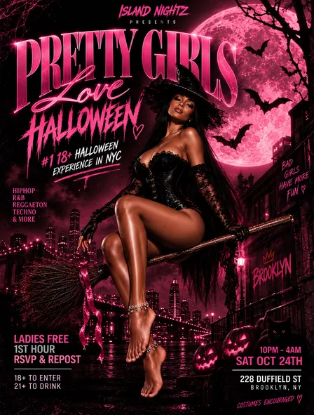 Pretty Girls Love Halloween (18+)