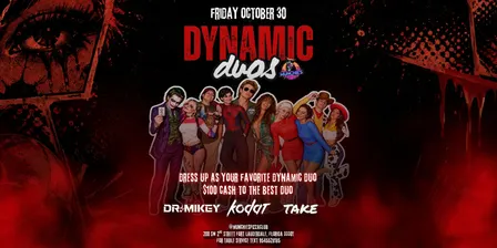 10/30 DYNAMIC DUOS - HALLOWEEN 2026 @ MUNCHIE'S FORT LAUDERDALE
