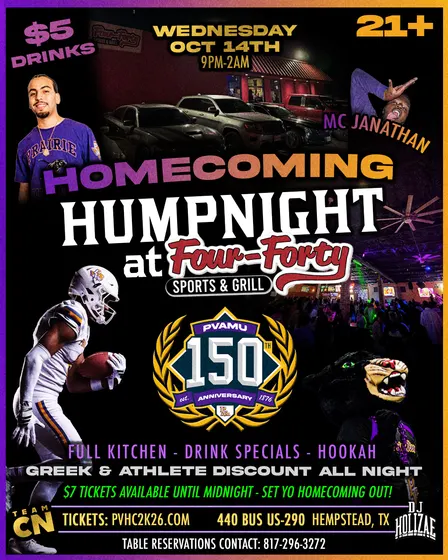 Homecoming Humpnight at 440 (21+)