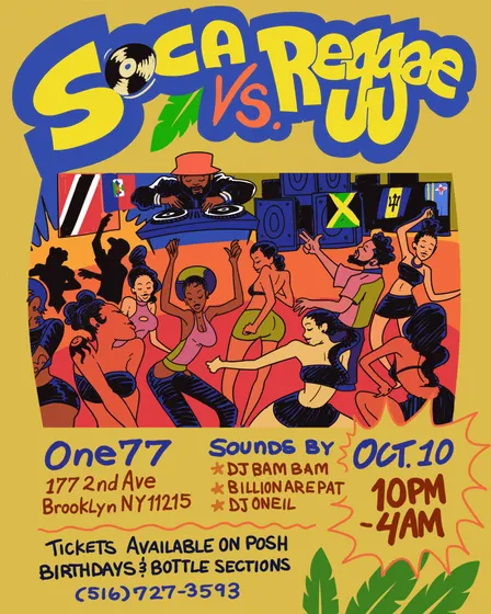 Soca VS Reggae: Columbus Day Weekend