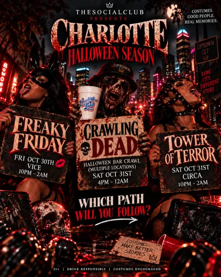 Halloween 2026: Charlotte 21+ Event Lineup