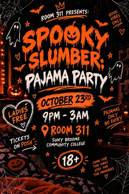 Spooky Slumber: Pajama Party 🎃