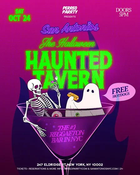 The Haunted Tavern Halloween Parrty at San Antonios Reggaeton Bar
