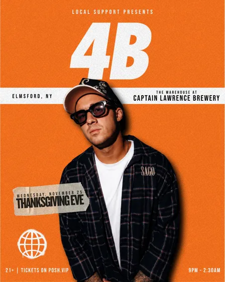 Local Support Presents: 4B | Thanksgiving Eve