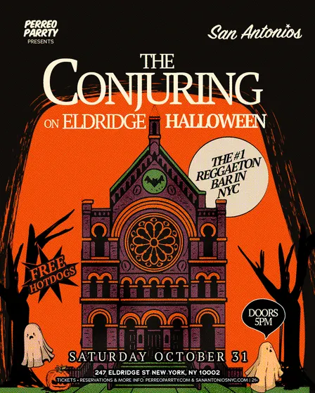 The Conjuring On Eldridge Halloween Parrty at San Antonios Reggaeton Bar