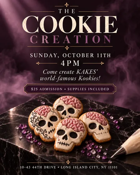 Halloween Cookie Decorating NYC | The Cookie Creation at KAKES 🎃🍪