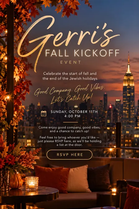 Gerri’s Fall Kickoff Event