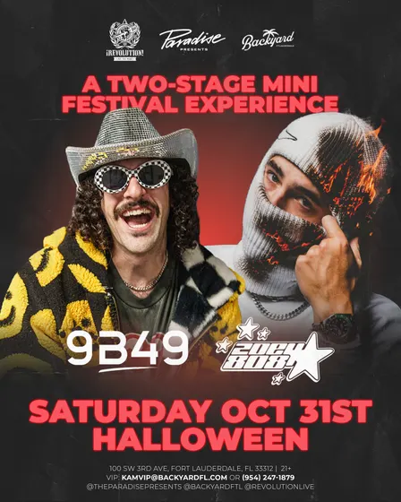 PARADISE PRESENTS: ZOEY808 X 9B49 HALLOWEEN FESTIVAL AT BACKYARD FTL