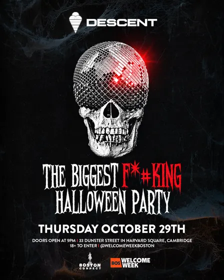 (18+) The Biggest F**king Halloween College Party - presented by Boston Connect @Descent Night Club