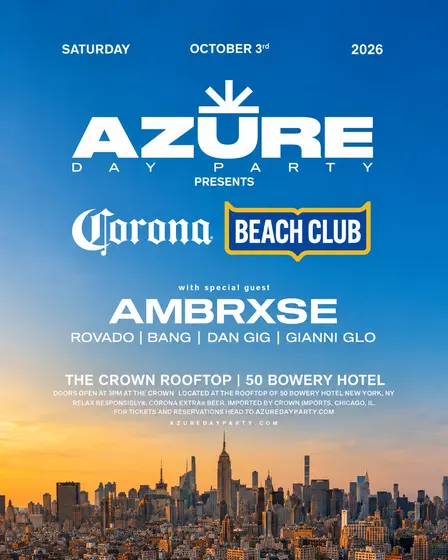 Azure Day Party Presents Corona Beach Club
