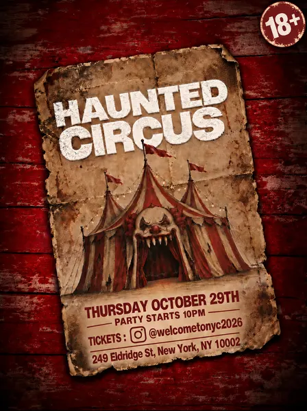 THE HAUNTED CIRCUS @ THE RUMPUS ROOM (18+)