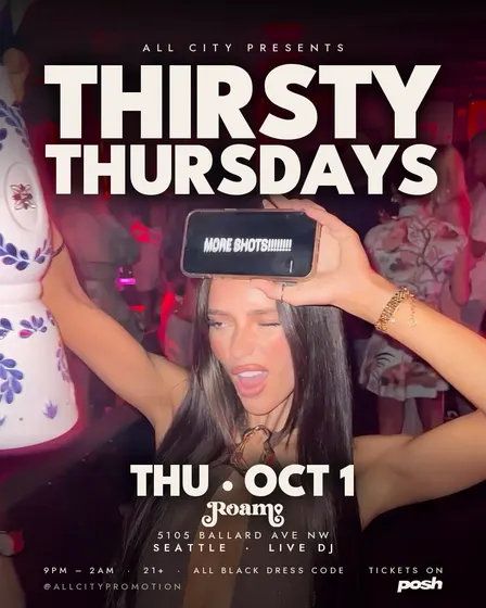 THIRSTY THURSDAYS 10/01