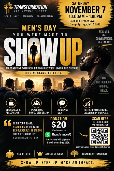 GMOT Men's Day Event "Show Up!"