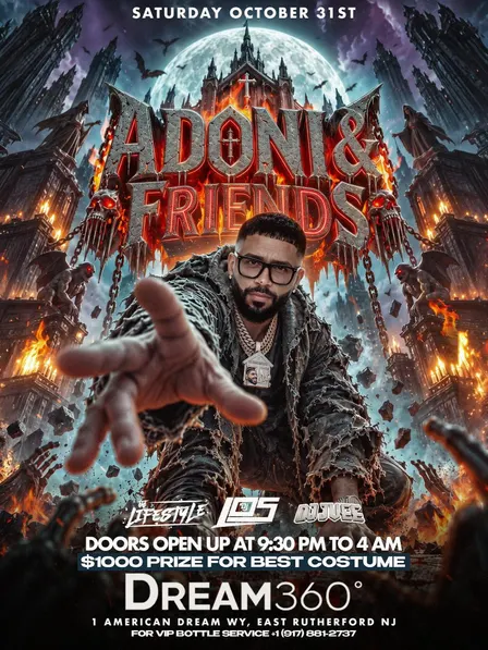 DJ Adoni Halloween Party at American Dream NJ | Dream360