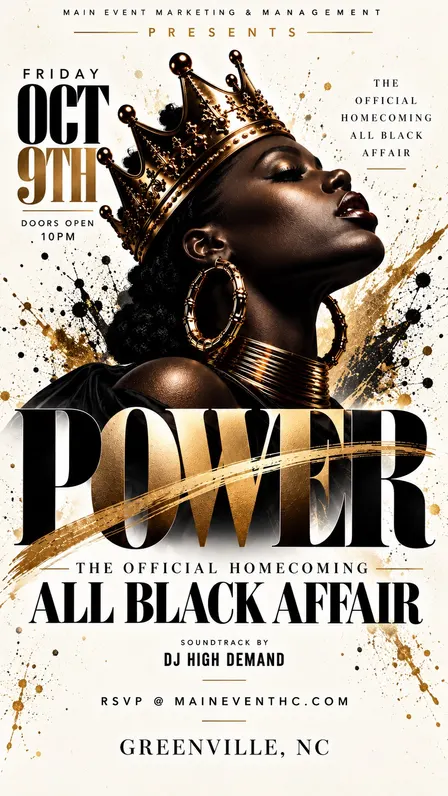 POWER: ALL BLACK AFFAIR