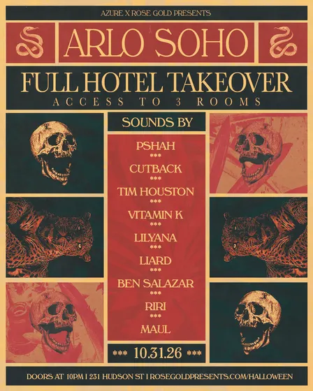 Arlo SoHo Halloween: Three-Room Takeover NYC — Oct 31