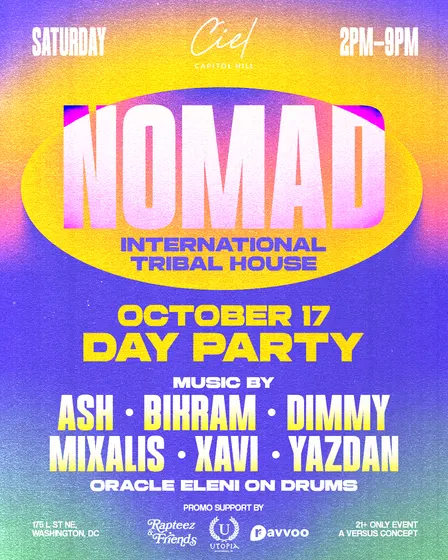 Nomad Day Party at Ciel Capitol Hill