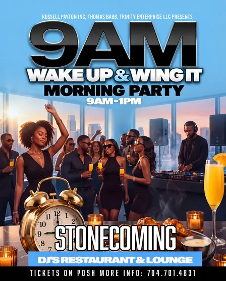 STONE COMING 9AM MORNING PARTY