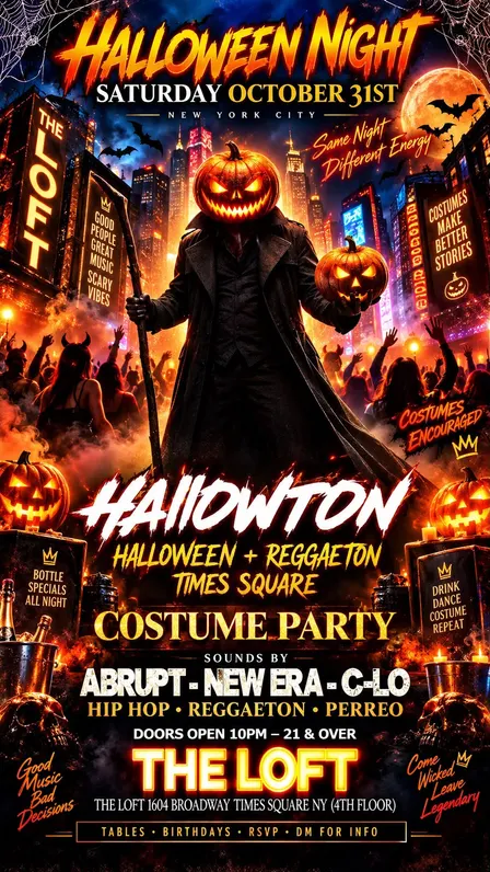 Halloween Costume Party at The Loft on Time Square
