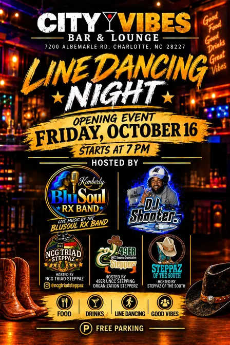 CITY VIBES: LIVE & UNPLUGGED - Opening Line Dance Night