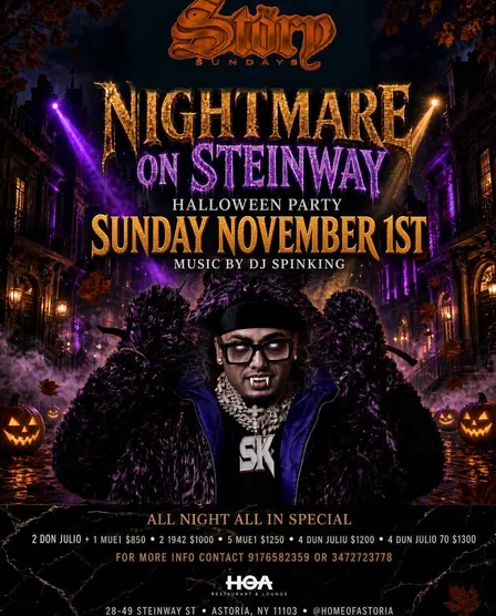 Nightmare On Steinway w/ DJ SPINKING