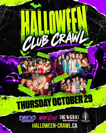 Halloween Club Crawl Windsor