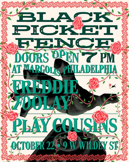 BLACK PICKET FENCE