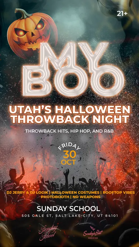 MY BOO - Halloween Throwback Night | 21+