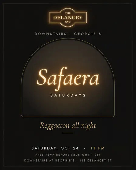 Safaera Saturdays @ The Delancey's Lower Level